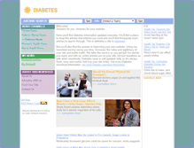 Tablet Screenshot of diabetes-news-feed.com